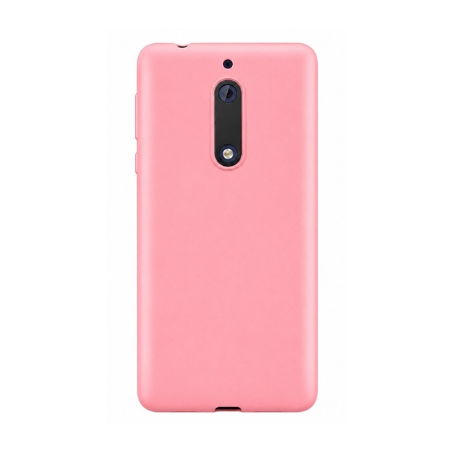 Θήκη σιλικόνης για Nokia 5 - ροζ