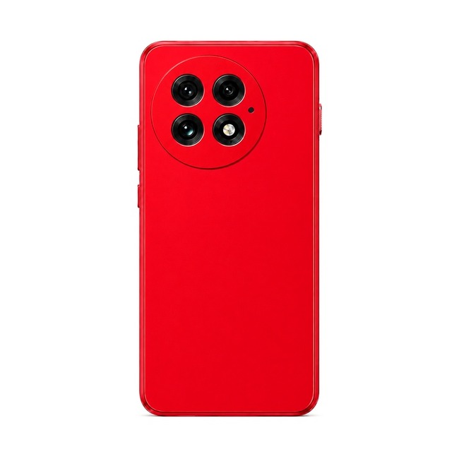 θήκη σιλικόνης (Soft) για OnePlus 13 - κόκκινη