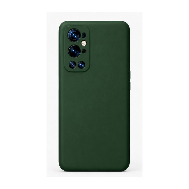 θήκη σιλικόνης (Soft) για OnePlus 9 Pro - σκούρο πράσινο