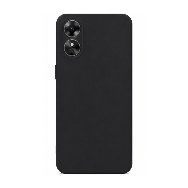 θήκη σιλικόνης (Soft) για Oppo A17 - μαύρη