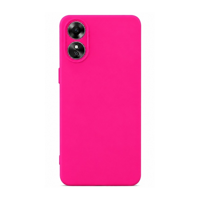 θήκη σιλικόνης (Soft) για Oppo A17 - φούξια