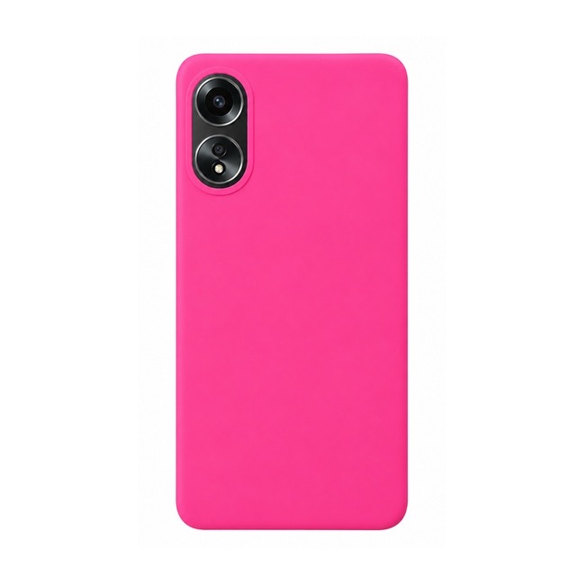 θήκη σιλικόνης (Soft) για Oppo A58 5G - φούξια