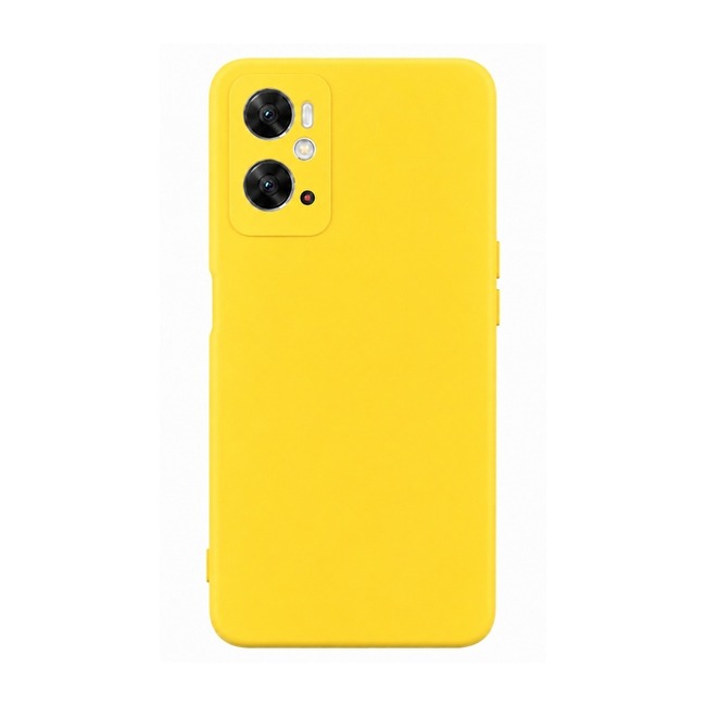 θήκη σιλικόνης (Soft) για Oppo A96 4G - κίτρινη