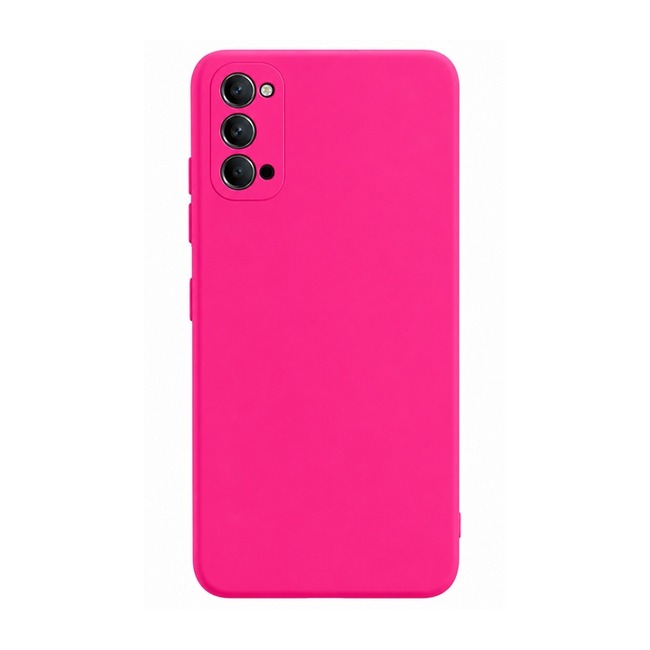 θήκη σιλικόνης (Soft) για Oppo RENO 4 5G - φούξια