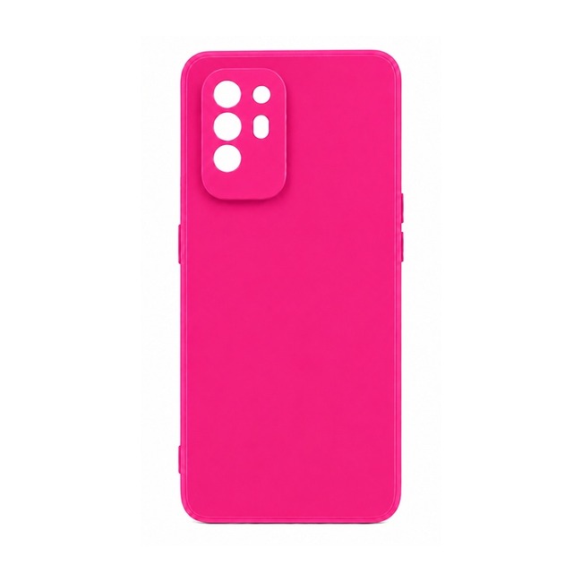 θήκη σιλικόνης (Soft) για Oppo RENO 5 Z - φούξια