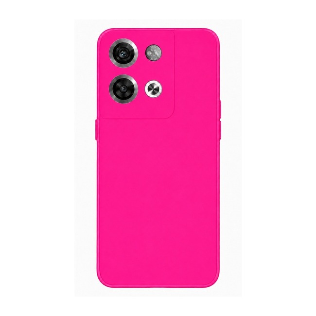 θήκη σιλικόνης (Soft) για Oppo RENO 8 Pro - φούξια