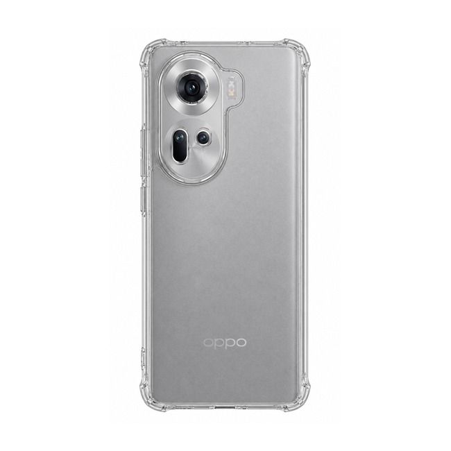 Διάφανη θήκη σιλικόνης για Oppo RENO 11 5G - διάφανη