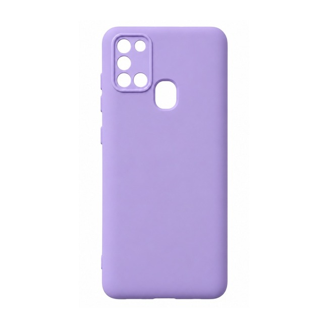 θήκη σιλικόνης (Soft) για Samsung Galaxy A21s - λιλά