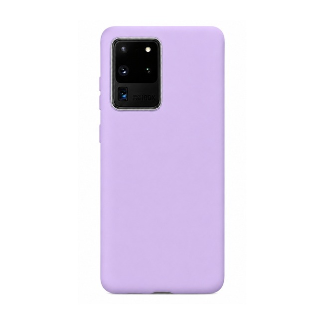 θήκη σιλικόνης (Soft) για Samsung Galaxy S20 Ultra - λιλά