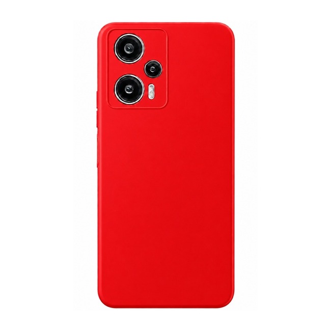 θήκη σιλικόνης (Soft) για Xiaomi Poco F5 - κόκκινη