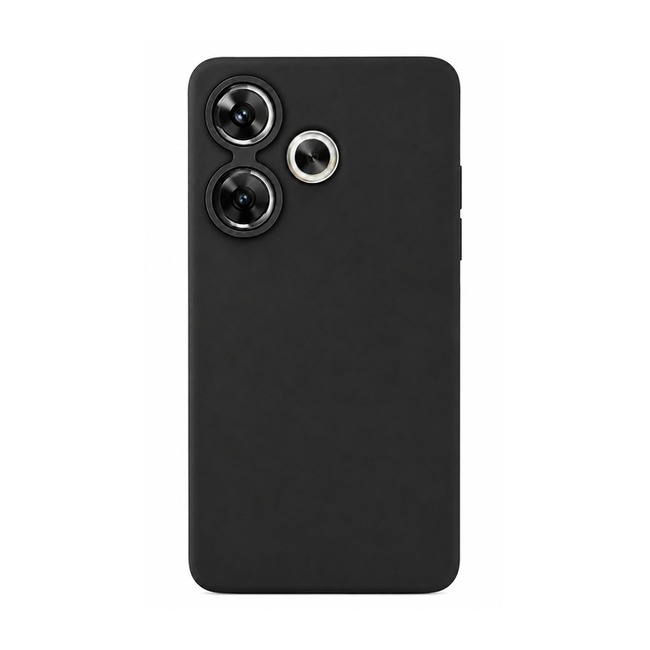 θήκη σιλικόνης (Soft) για Xiaomi Poco F6 - μαύρη