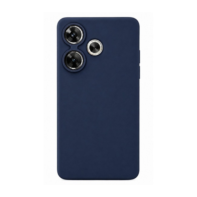θήκη σιλικόνης (Soft) για Xiaomi Poco F6 - μπλε ναυτικό