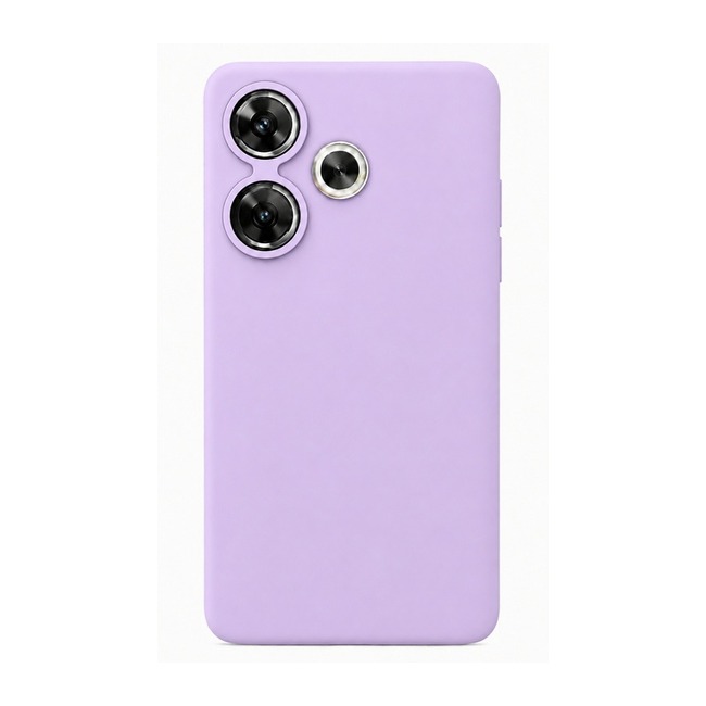 θήκη σιλικόνης (Soft) για Xiaomi Poco F6 - λιλά