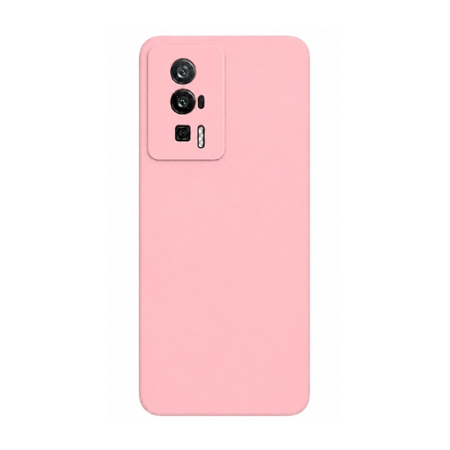 θήκη σιλικόνης (Soft) για Xiaomi Poco F6 Pro - ροζ