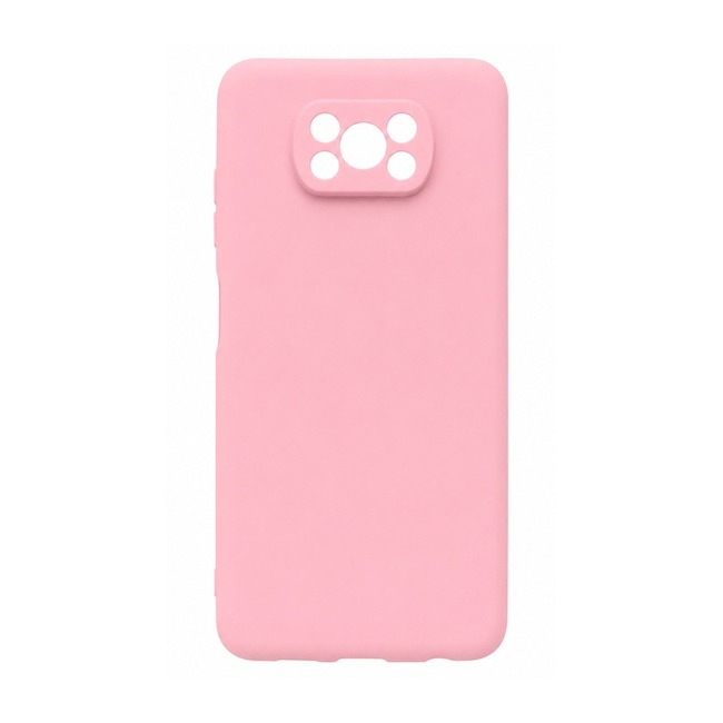 θήκη σιλικόνης (Soft) για Xiaomi Poco X3 - ροζ