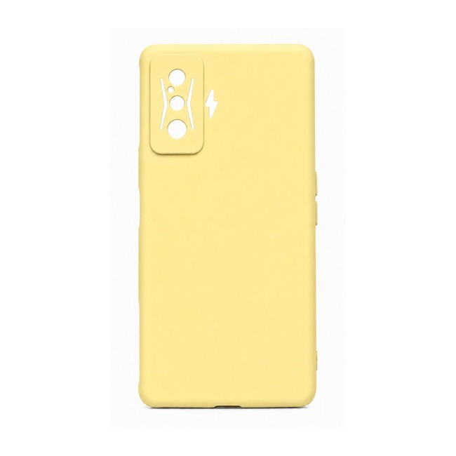 θήκη σιλικόνης (Soft) για Xiaomi Poco F4 GT - κίτρινη