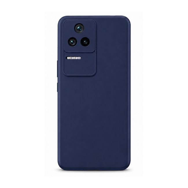 θήκη σιλικόνης (Soft) για Xiaomi Poco F4 - μπλε ναυτικό
