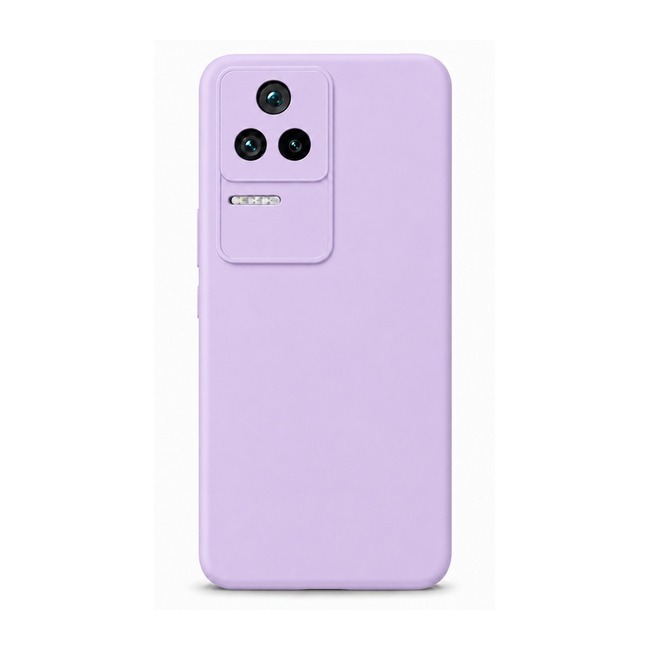 θήκη σιλικόνης (Soft) για Xiaomi Poco F4 - λιλά