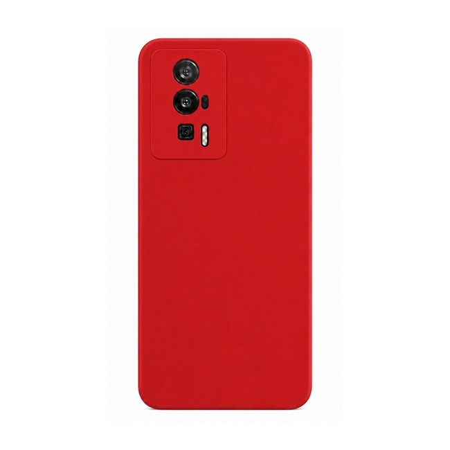 θήκη σιλικόνης (Soft) για Xiaomi Poco F5 Pro - κόκκινη