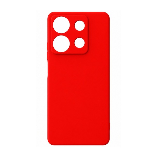 θήκη σιλικόνης (Soft) για Xiaomi Poco M6 Pro - κόκκινη