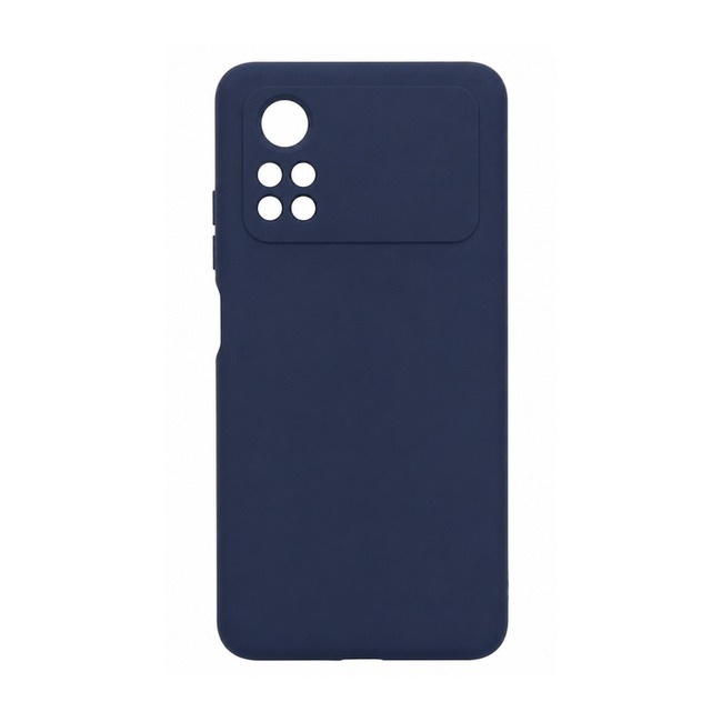 θήκη σιλικόνης (Soft) για Xiaomi Poco X4 Pro - μπλε ναυτικό