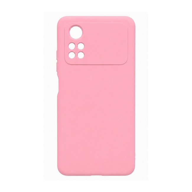 θήκη σιλικόνης (Soft) για Xiaomi Poco X4 Pro - ροζ