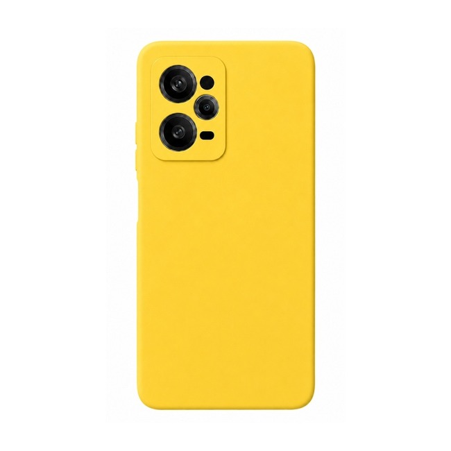 θήκη σιλικόνης (Soft) για Xiaomi Poco X5 Pro - κίτρινη