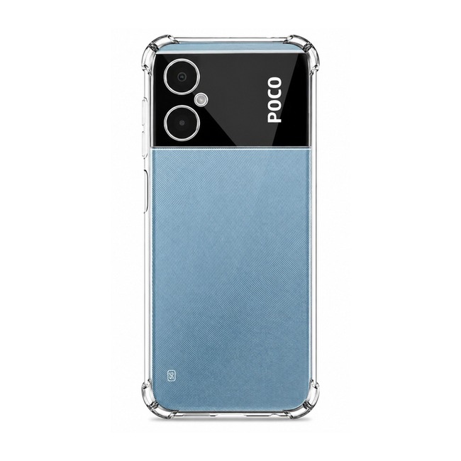 Διάφανη θήκη σιλικόνης για Xiaomi Poco M4 5G - διάφανη