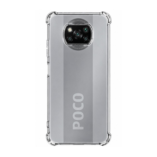 Διάφανη θήκη σιλικόνης για Xiaomi Poco X3 Pro - διάφανη