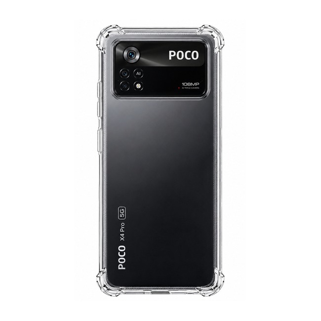Διάφανη θήκη σιλικόνης για Xiaomi Poco X4 Pro 5G - διάφανη
