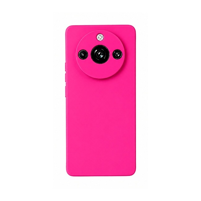 θήκη σιλικόνης (Soft) για Realme 11 Pro+ - φούξια