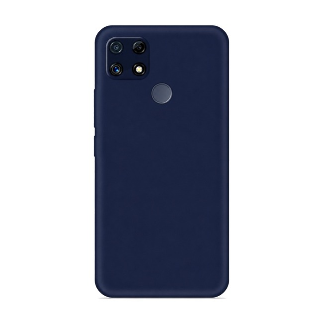 θήκη σιλικόνης (Soft) για Realme C25 - μπλε ναυτικό