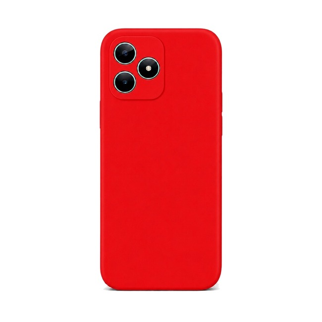 θήκη σιλικόνης (Soft) για Realme C51 - κόκκινη