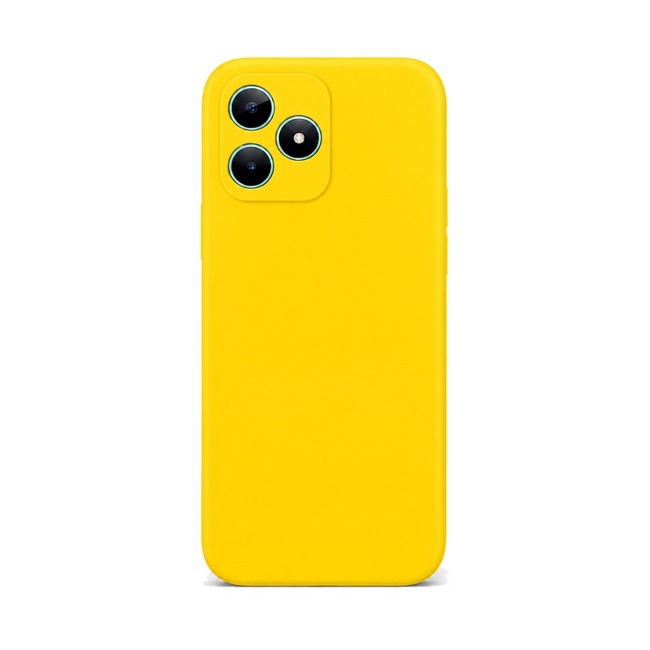 θήκη σιλικόνης (Soft) για Realme C51 - κίτρινη