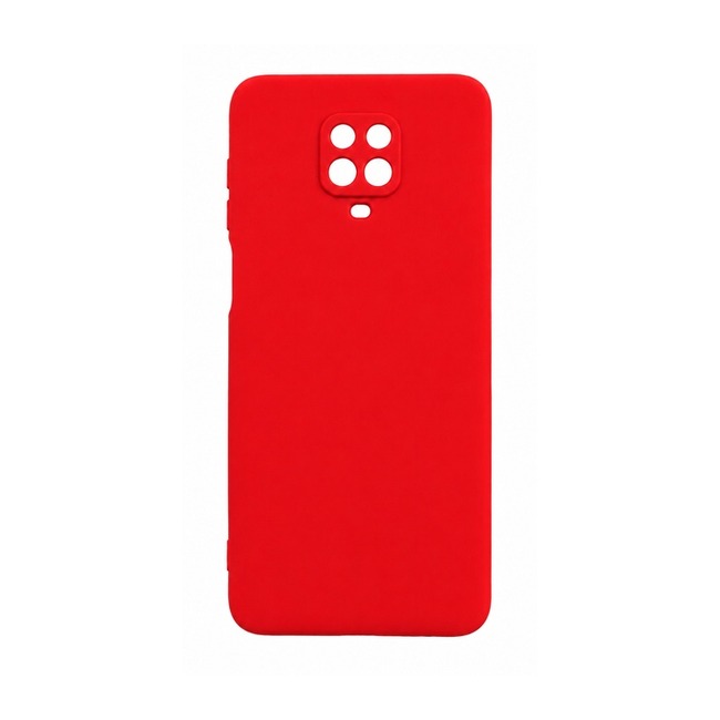 θήκη σιλικόνης (Soft) για Xiaomi Redmi Note 9S - κόκκινη