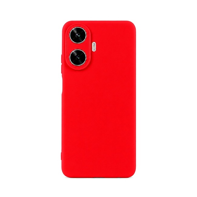 θήκη σιλικόνης (Soft) για Realme C55 - κόκκινη