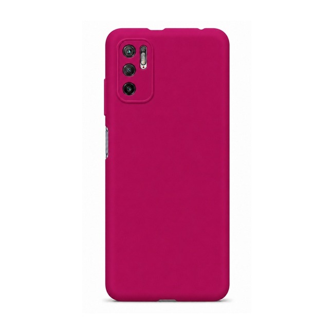 θήκη σιλικόνης (Soft) για Xiaomi Poco M3 Pro - σκούρο ματζέντα