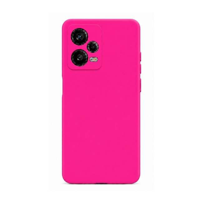 θήκη σιλικόνης (Soft) για Xiaomi Redmi Note 12 Pro+ - φούξια