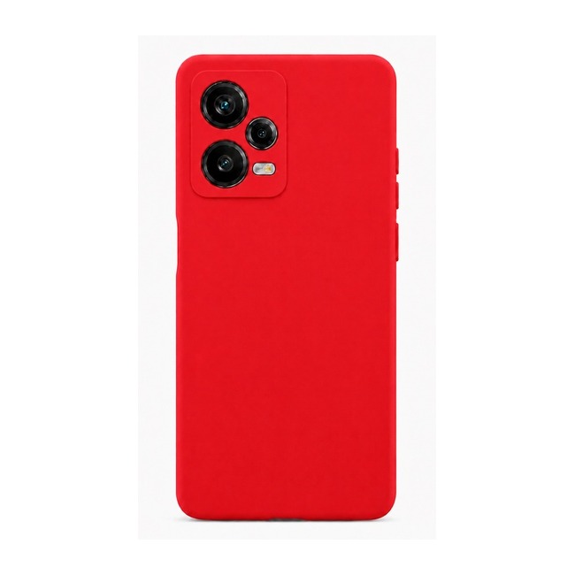θήκη σιλικόνης (Soft) για Xiaomi Redmi Note 12 Pro+ - κόκκινη