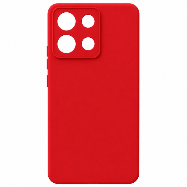 θήκη σιλικόνης (Soft) για Xiaomi Redmi Note 13 Pro 5G - κόκκινη