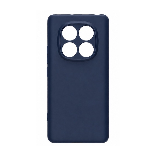 θήκη σιλικόνης (Soft) για Xiaomi Redmi Note 14 Pro 5G - μπλε ναυτικό