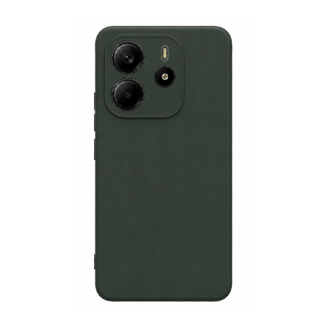 θήκη σιλικόνης (Soft) για Xiaomi Redmi Note 14 4G - σκούρο πράσινο