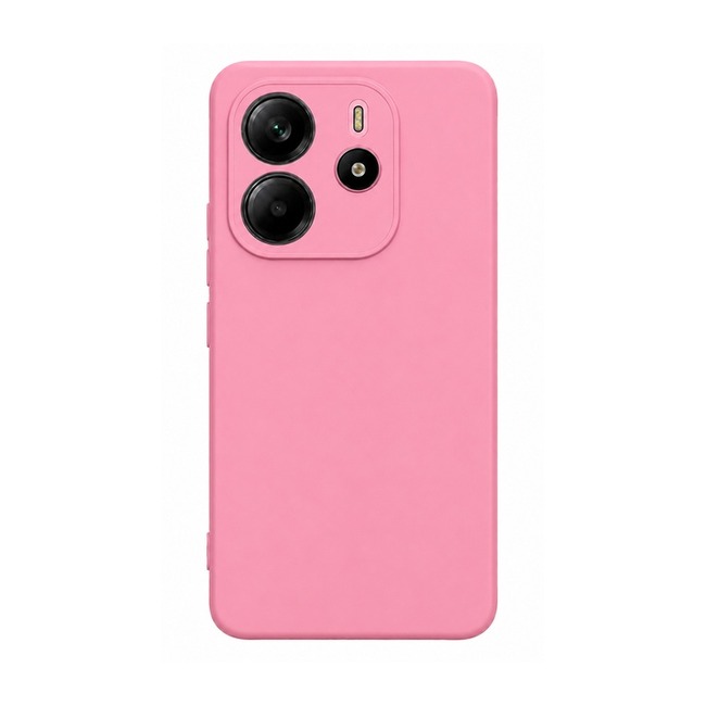 θήκη σιλικόνης (Soft) για Xiaomi Redmi Note 14 4G - ροζ