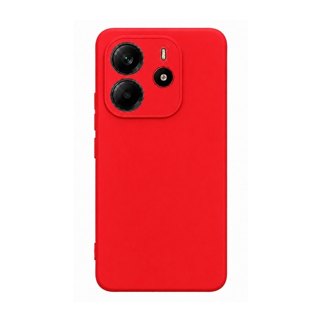 θήκη σιλικόνης (Soft) για Xiaomi Redmi Note 14 5G - κόκκινη