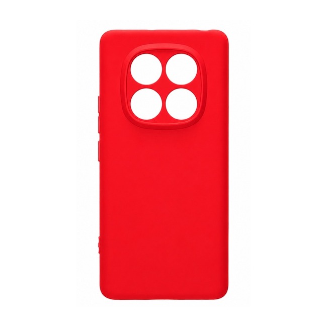 θήκη σιλικόνης (Soft) για Xiaomi Redmi Note 14 Pro 5G - κόκκινη