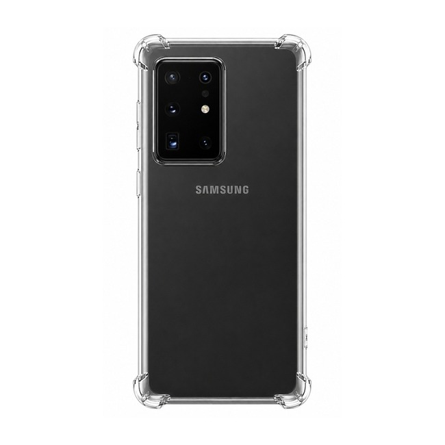 Διάφανη θήκη σιλικόνης για Samsung Galaxy S20 Ultra - διάφανη