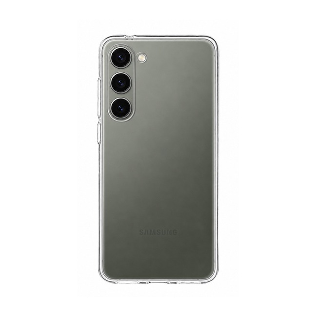 Διάφανη θήκη σιλικόνης για Samsung Galaxy S23 Plus - διάφανη
