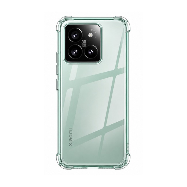 Διάφανη θήκη σιλικόνης για Xiaomi 14 - διάφανη