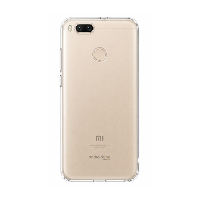 Διάφανη θήκη σιλικόνης για Xiaomi Mi A1 - διάφανη
