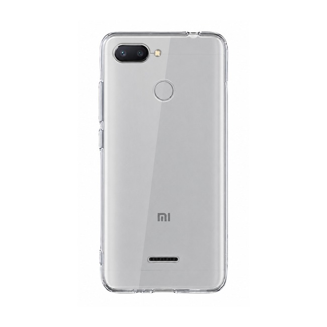 Διάφανη θήκη σιλικόνης για Xiaomi Redmi 6 - διάφανη